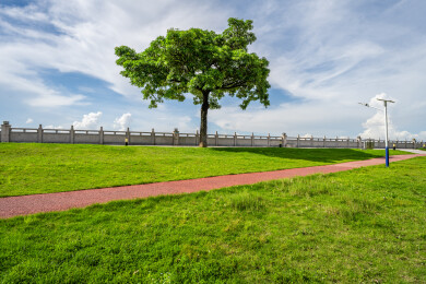 中国广东中山市永春滨江公园江海碧道