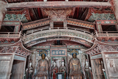 山西泽州小南村二仙庙古建筑遗迹