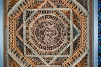 北京古代建筑博物馆先农坛‌盘龙藻井