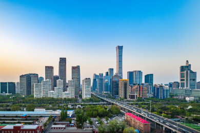 北京国贸CBD城市天际线