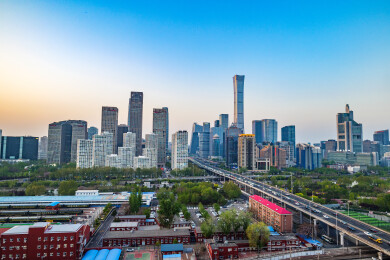 北京国贸CBD城市天际线