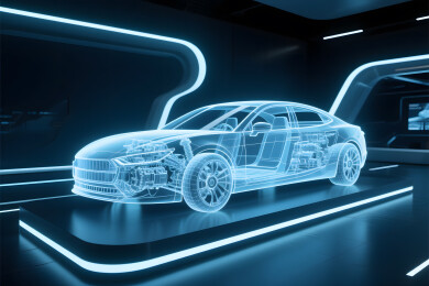 3D透视汽车模型展示