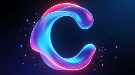 梦幻光带立体字母