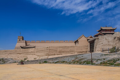 中国甘肃省嘉峪关市嘉峪关长城烽火台建筑