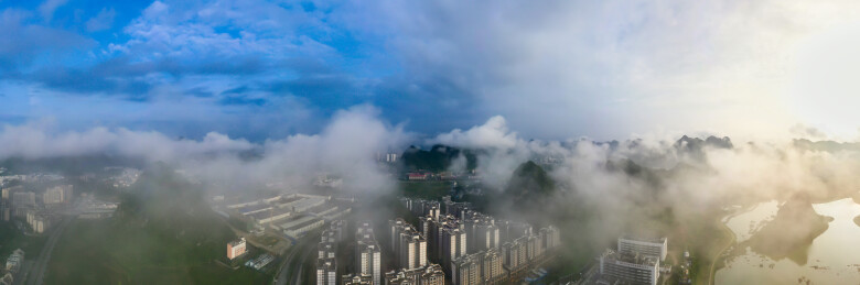 中国广西省靖西市风光