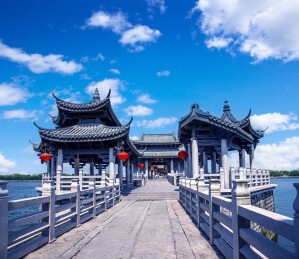 广东潮州中国四大古桥------广济桥桥