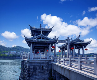 广东潮州中国四大古桥------广济桥桥