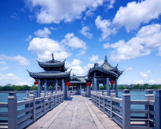 广东潮州中国四大古桥------广济桥桥