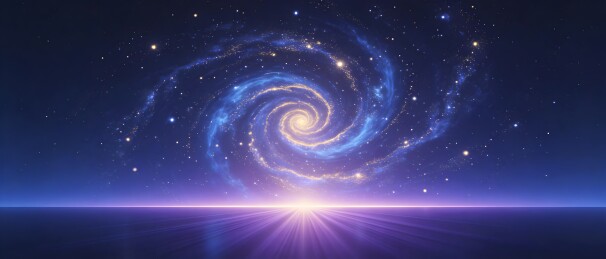 宇宙星系漩涡壮丽景象