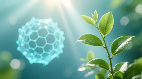 茶芽与分子结构共融未来生态