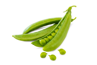 新鲜的甜豆荚