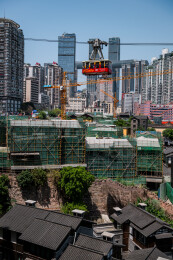 重庆渝中区白象街历史街区：古巷瞰江 山城