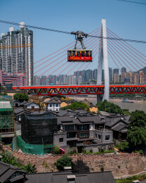 重庆渝中区白象街历史街区：古巷瞰江 山城