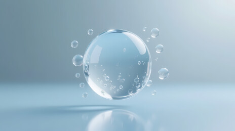 清冷蓝光水球未来科技感
