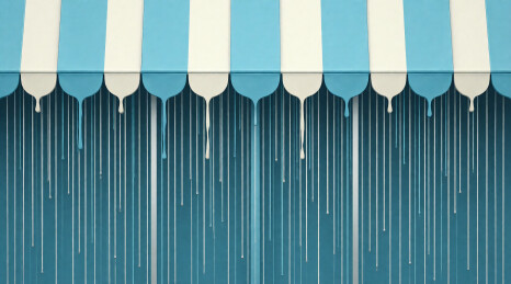 雨棚滴线竖琴阵列背景