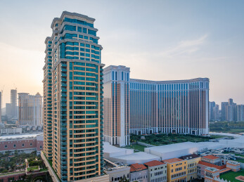 澳门氹仔现代高层酒店建筑群