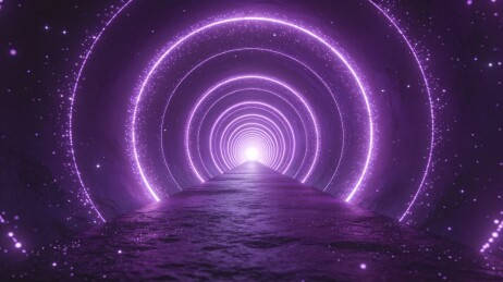 光效隧道星空科技发布会背景