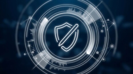 科技感全息盾牌网络安全