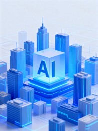 未来智能城市核心立方体模型