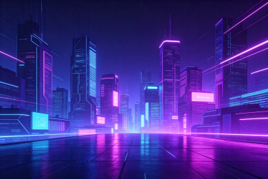 元宇宙赛博背景