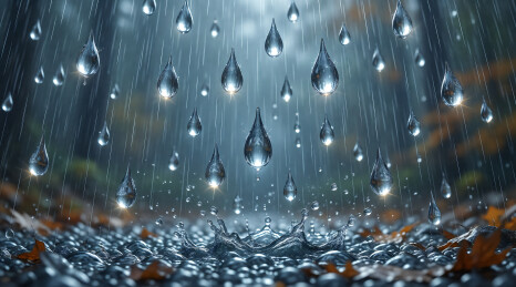 雨滴在到达前改主意上飘背景