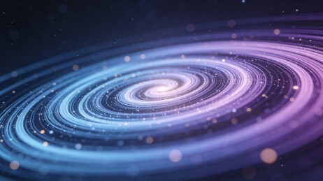 螺旋星系星云宇宙科幻背景图景