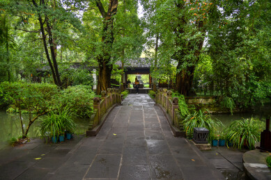 四川成都杜甫草堂景区
