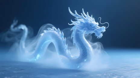 冰晶神龙幽蓝秘境