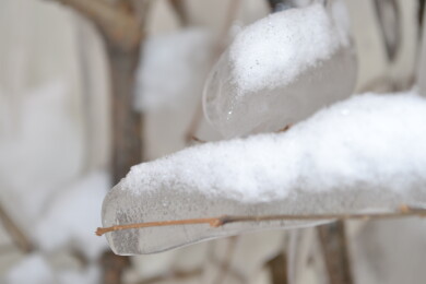 冬日冰雪冰挂自然特写摄影