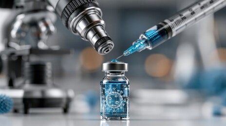 疫苗瓶与注射器科学实验