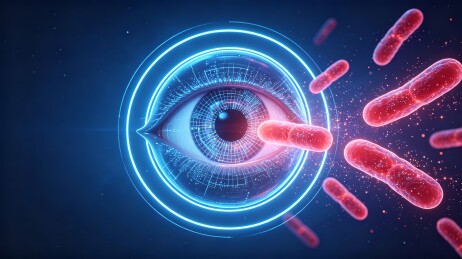 人眼细菌医学科技视觉画面