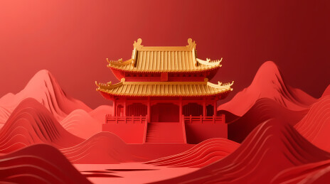 红山金殿东方节庆图