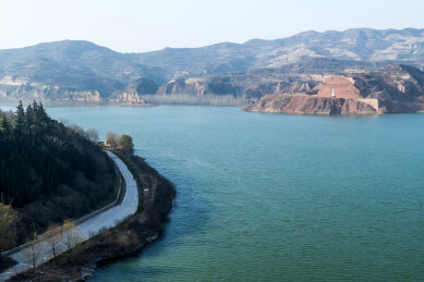 三门峡水库上下游景色