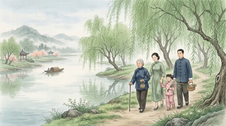 清明节·踏青与插柳