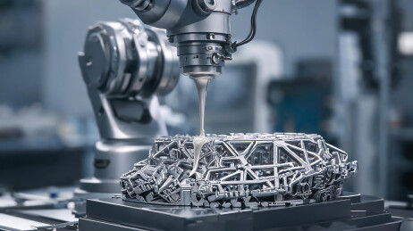 未来3D打印自动化生产线场景