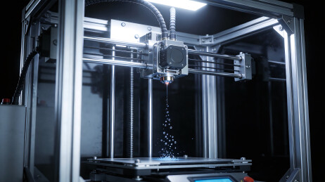 未来3D打印自动化生产线场景
