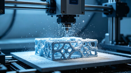 未来3D打印自动化生产线场景