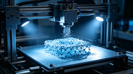 未来3D打印自动化生产线场景