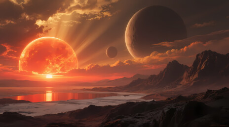 红巨星与暗行星的异星史诗