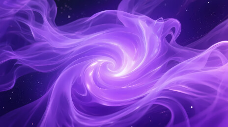 紫色能量漩涡闪耀星空
