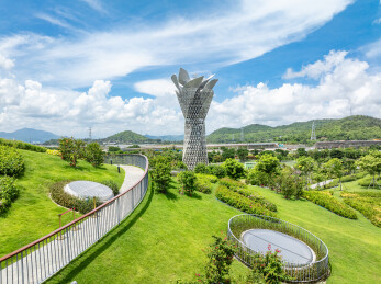 三亚崖州湾科技城现代景观塔