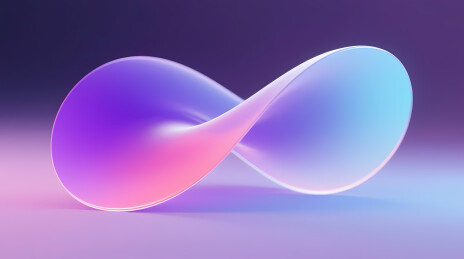 梦幻渐变莫比乌斯环