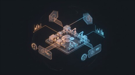 全息投影数字自动化齿轮装配线