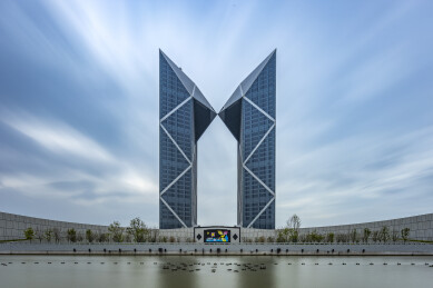 上海滴水湖国际中心临港新城双子塔