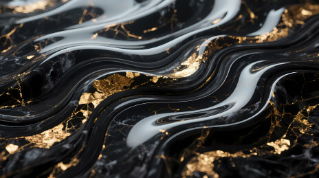黑金树脂波浪纹