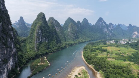 广西阳朔：畅游漓江 乐享山水