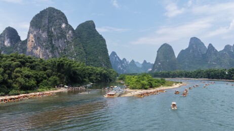 广西阳朔：畅游漓江 乐享山水