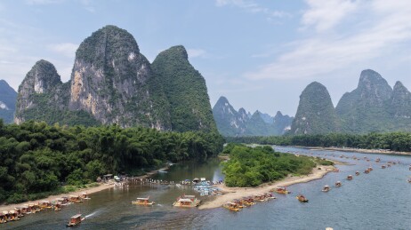 广西阳朔：畅游漓江 乐享山水