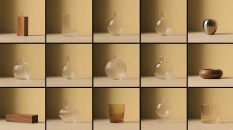 花瓶容器陈列艺术图