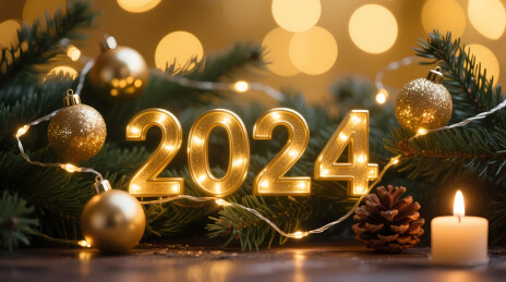 2024金光灯串贺新年
